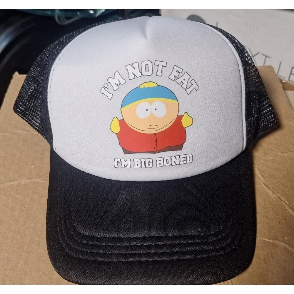 Adjustable Trucker Baseball Hat Cap Cartman‎ Im Not Fat Im Big Boned Southpark